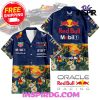 Red Bull Mobil 1 Oracle Racing Black Hawaiian Shirt
