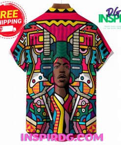 Rocker ColorFul Print Casual Hawaiin Shirt