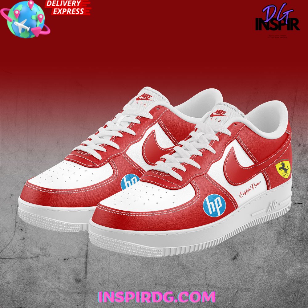 Scuderia Ferrari HP x Nike Custom Name Air Force 1 InspirDG