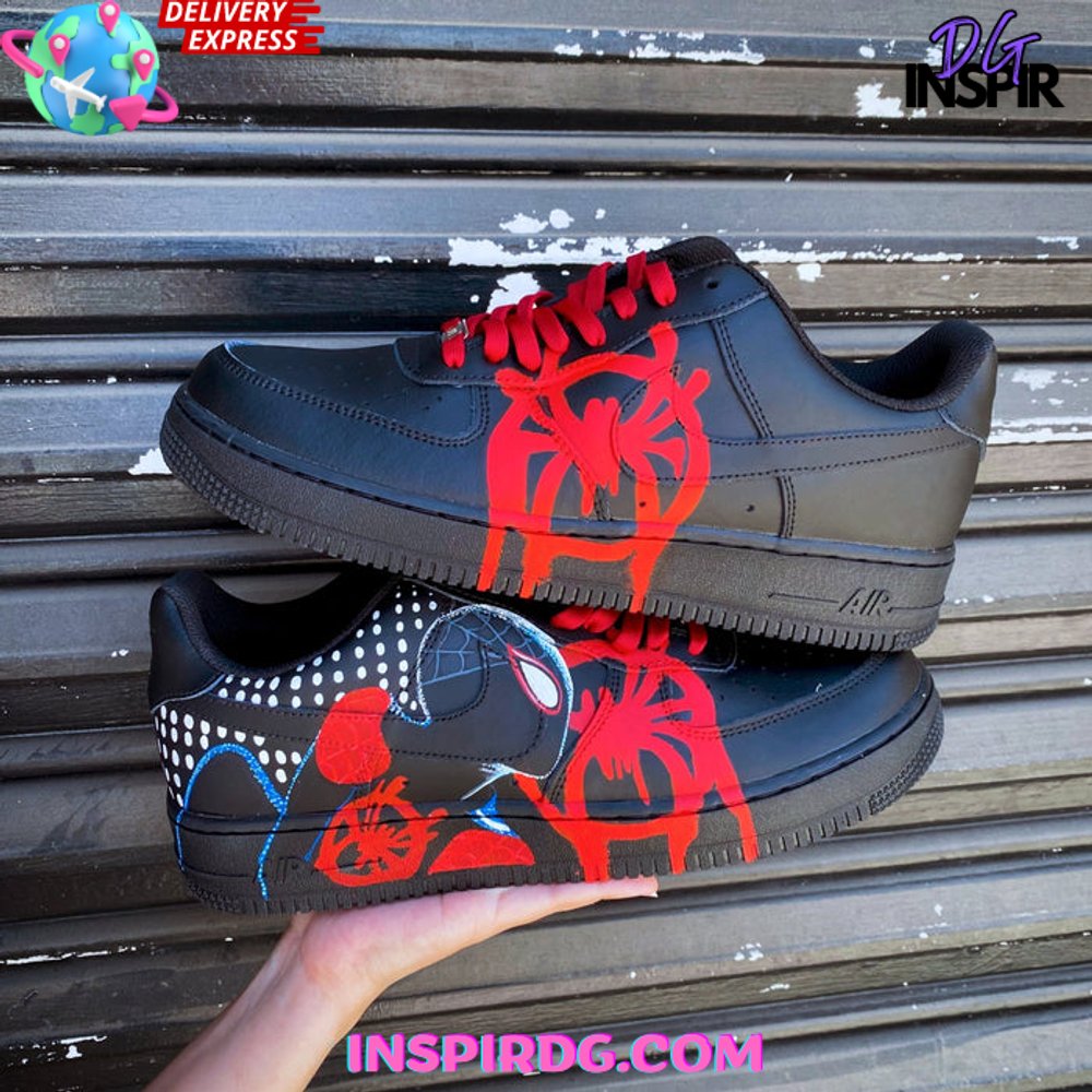 Spider Man Miles Morales Limited Edition Air Force 1 InspirDG