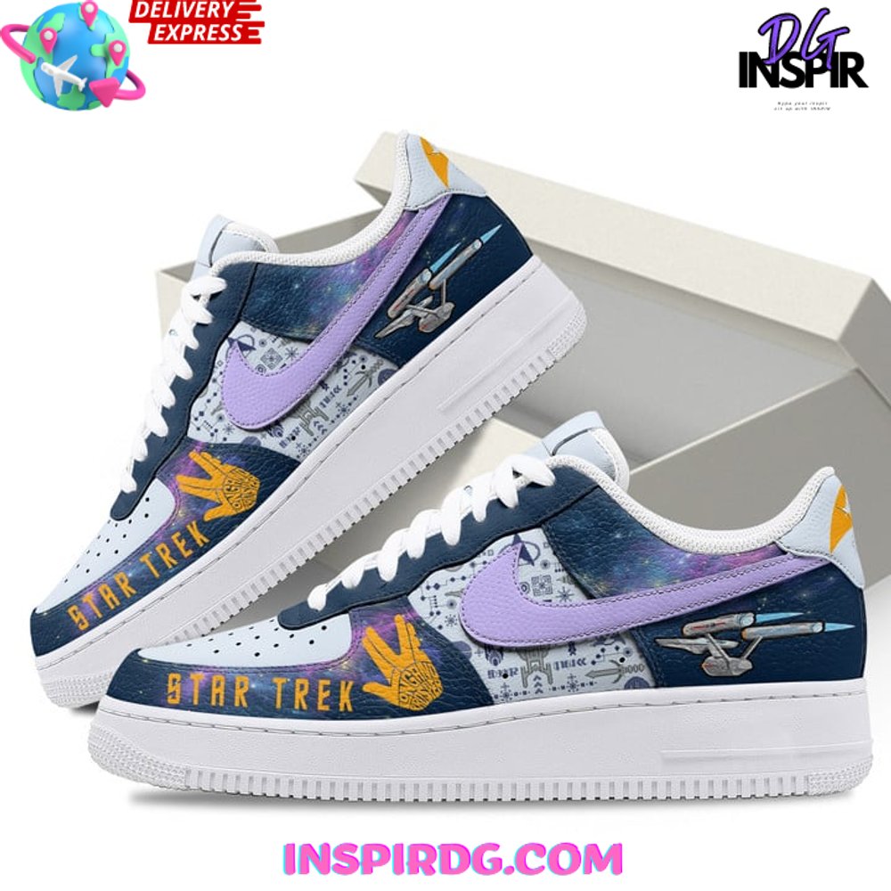 Star Trek Memory Alpha Limited Edition Air Force 1 Shoes InspirDG