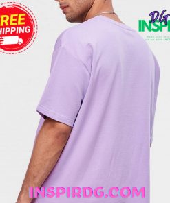Stay Groovy Purple Printed Oversized TShirt