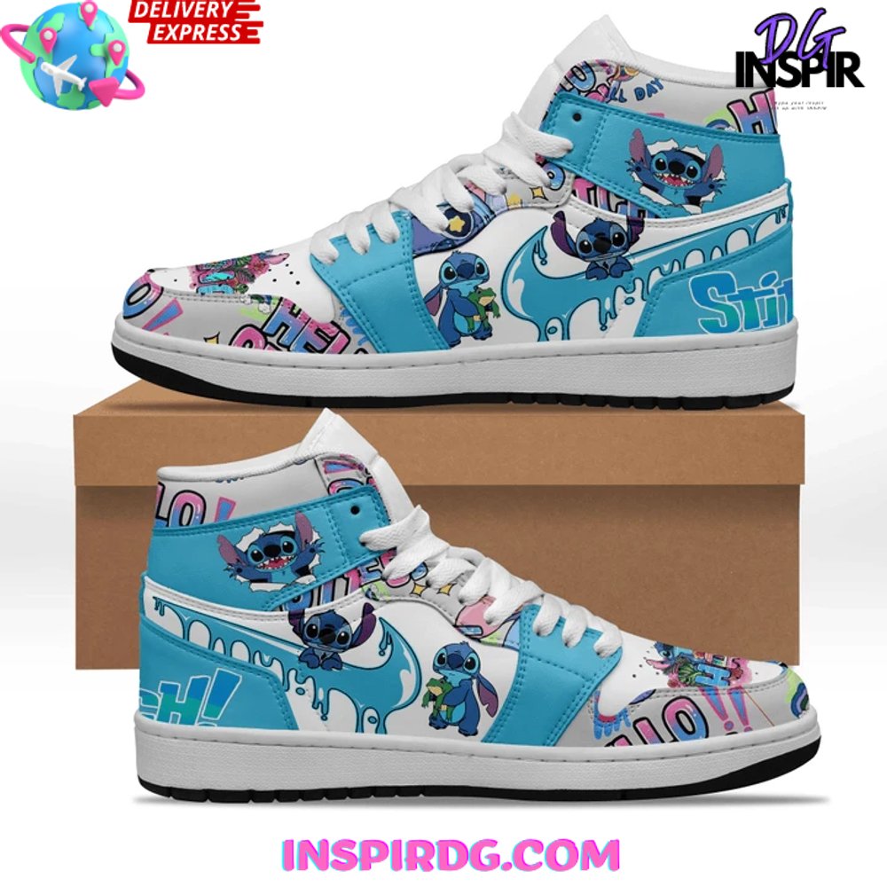 Stitch Lilo Stitch Disney Limited Edition Air Jordan 1 InspirDG