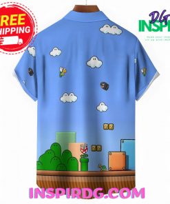 Super Mario Game Casual Hawaiin Shirt