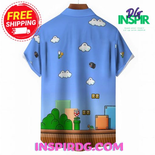 Super Mario Game Casual Hawaiin Shirt