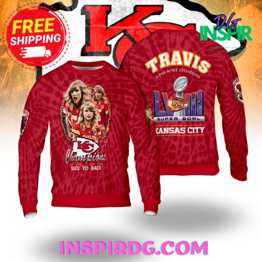 Taylor Swift  Kansas City Super Bowl LVIII Sweatshirt