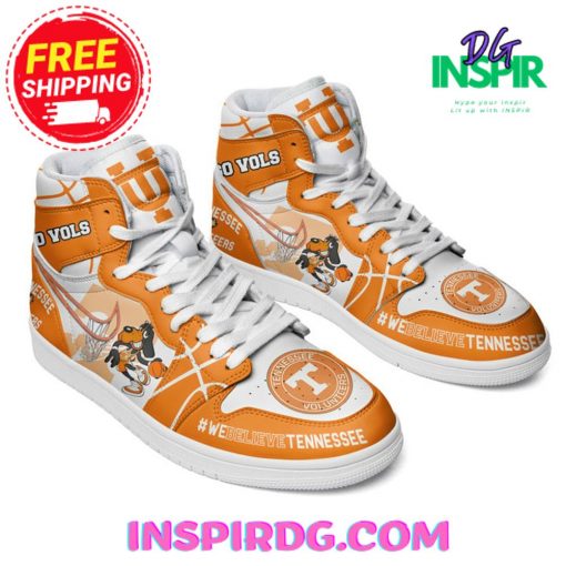 Tennessee Volunteers We Believe Tennessee Air Jordan 1 High Top