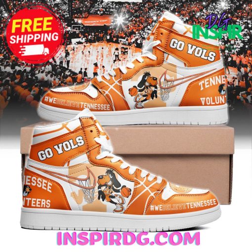 Tennessee Volunteers We Believe Tennessee Air Jordan 1 High Top