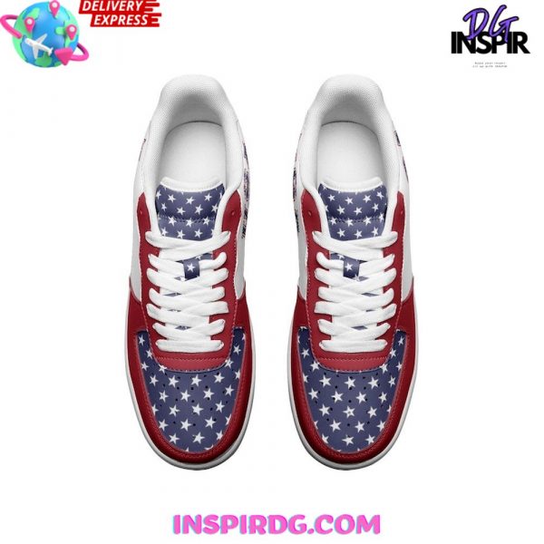 USA Flag 4th of July Independence Air Force 1 Shoes