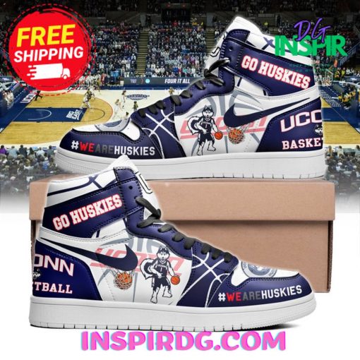 UConn Muskies Basketball Air Jordan 1 High Top