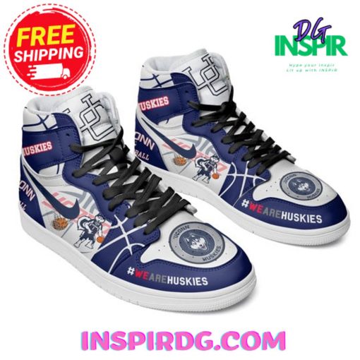 UConn Muskies Basketball Air Jordan 1 High Top