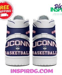 Uconn Muskies Basketball Air Jordan 1 High Top