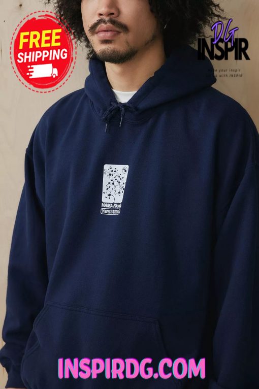 Urban OutFitters UO Cobalt Cyan Flowers Hoodie