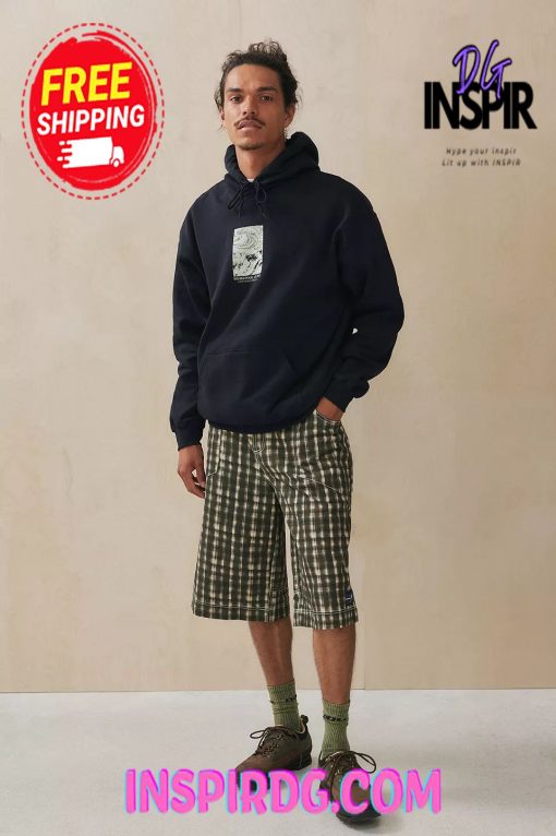 Urban OutFitters UO Hokusai Whirlpool Hoodie