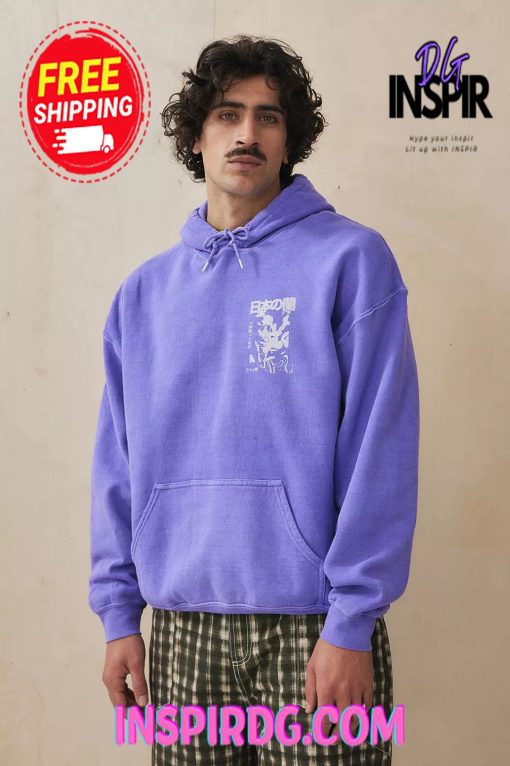 Urban OutFitters UO Japanese Floral Hoodie