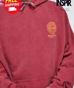 Urban OutFitters UO Red Abstract Hoodie