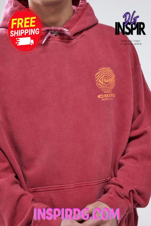 Urban Outfitters UO Red Abstract Hoodie