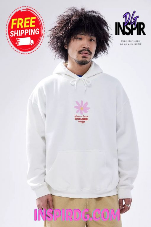 Urban OutFitters UO White Thanks A Bunch Hoodie