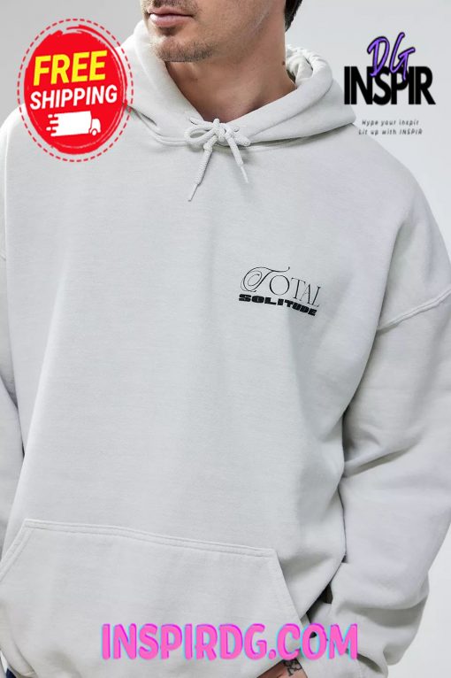 Urban OutFitters UO White Total Solitude Hoodie