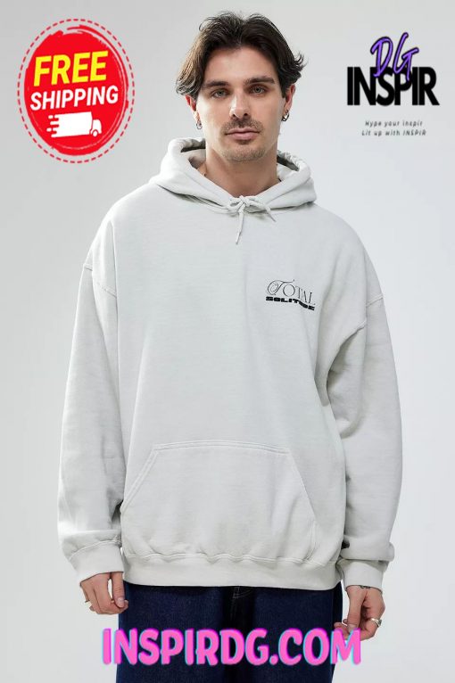 Urban OutFitters UO White Total Solitude Hoodie