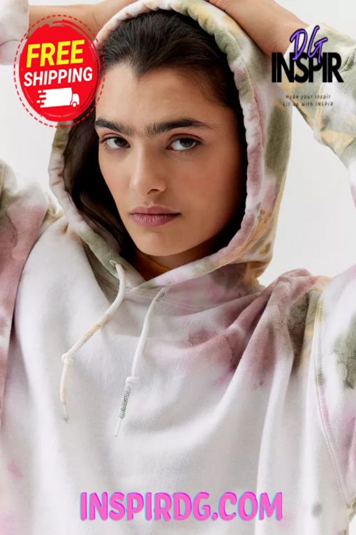 Urban Outfitters Urban Renewal Remade Dye Tech Hoodie Sweatshirt