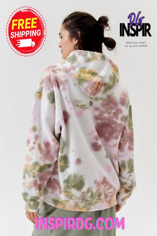 Urban Outfitters Urban Renewal Remade Dye Tech Hoodie Sweatshirt
