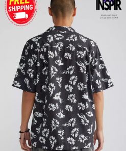 Urban Outfitters Afends Hibiscus Recycled ButtonDown Shirt
