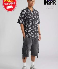Urban Outfitters Afends Hibiscus Recycled ButtonDown Shirt