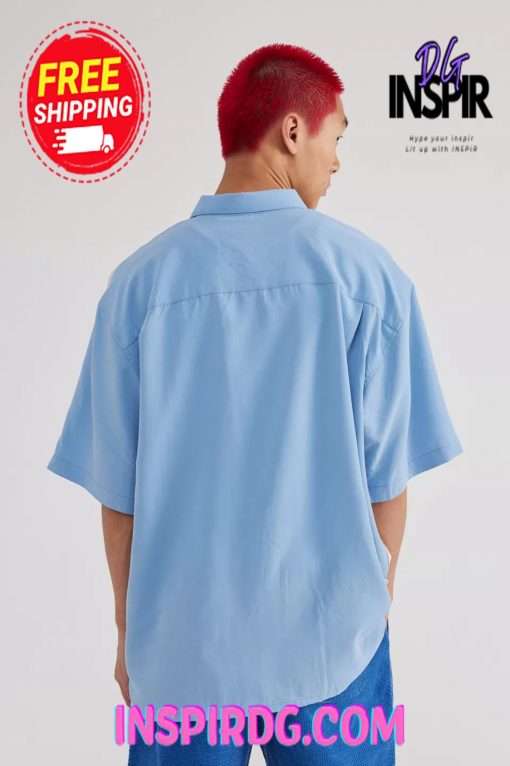 Urban Outfitters Bamboo Cay Vertical Bamboo Shirt