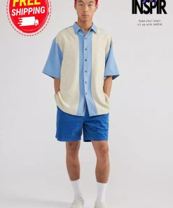 Urban Outfitters Bamboo Cay Vertical Bamboo Shirt