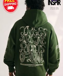 Urban Outfitters CHNGE UO Exclusive Trees Are The Roots Hoodie Sweatshirt