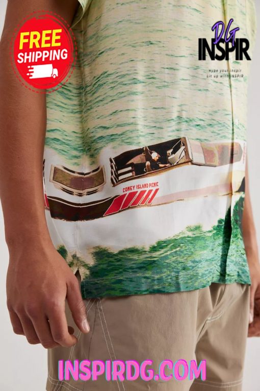 Urban Outfitters Coney Island Picnic Factory Team Camp Shirt