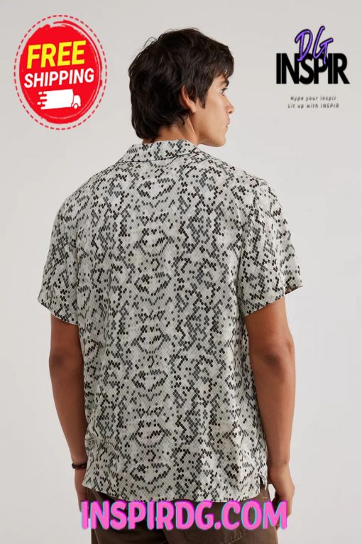 Urban Outfitters Coney Island Picnic Slither Camp Shirt