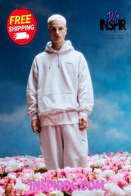Urban Outfitters Iets Frans Light Grey Hoodie