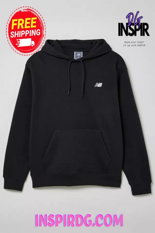 Urban Outfitters New Balance Small Logo Brushed Fleece Hoodie Sweatshirt