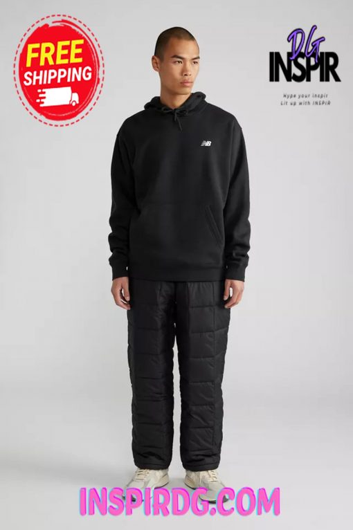 Urban Outfitters New Balance Small Logo Brushed Fleece Hoodie Sweatshirt