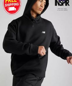 Urban Outfitters New Balance Small Logo Brushed Fleece Hoodie Sweatshirt
