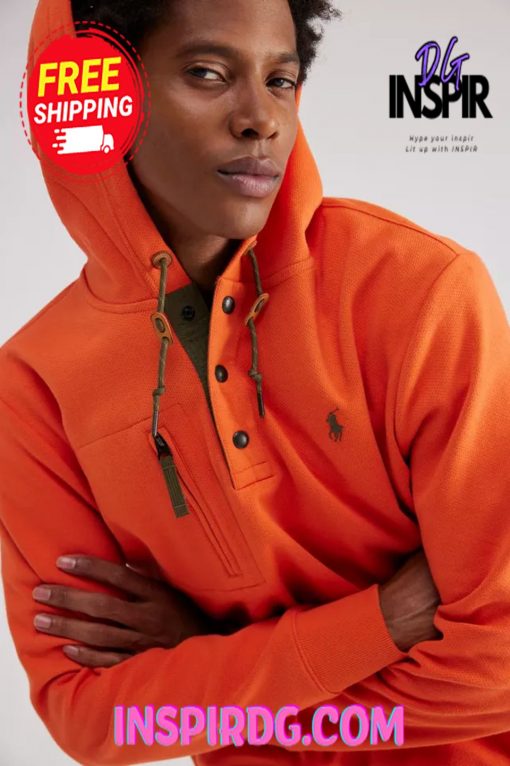 Urban Outfitters Polo Ralph Lauren Expedition Terry Hoodie Sweatshirt