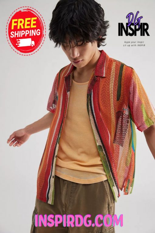 Urban Outfitters Raga Man Basu Short Sleeve Shirt