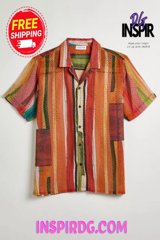 Urban Outfitters Raga Man Basu Short Sleeve Shirt