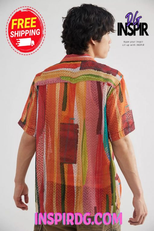 Urban Outfitters Raga Man Basu Short Sleeve Shirt