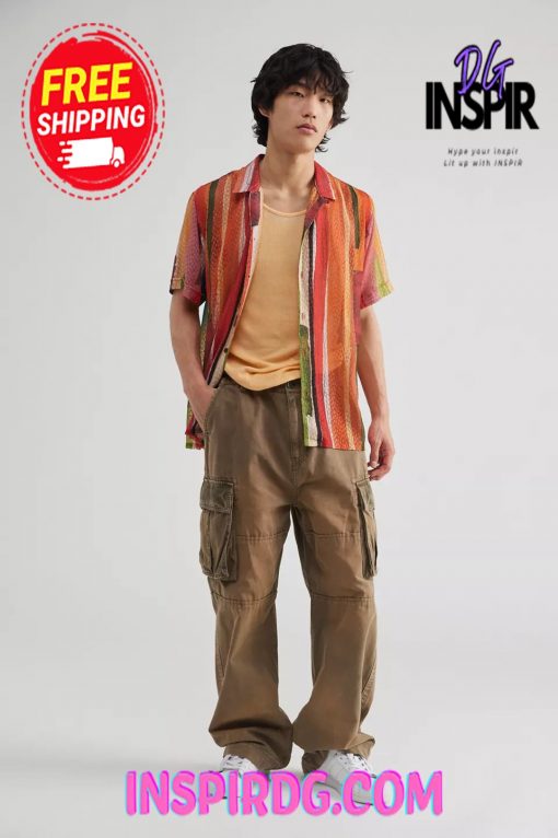 Urban Outfitters Raga Man Basu Short Sleeve Shirt