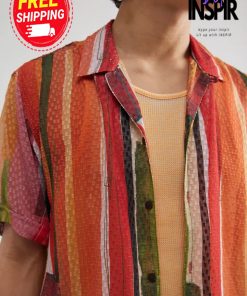 Urban Outfitters Raga Man Basu Short Sleeve Shirt