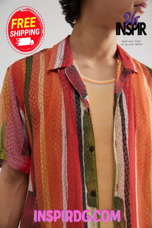 Urban Outfitters Raga Man Basu Short Sleeve Shirt