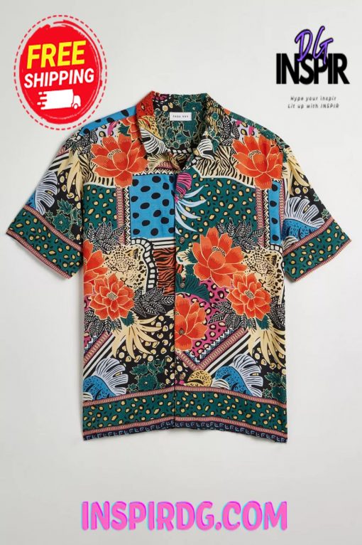 Urban Outfitters Raga Man Highland Short Sleeve Shirt