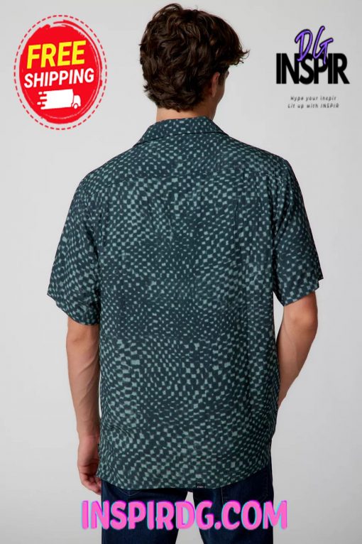 Urban Outfitters THRILLS Hypnosis Button-Down Shirt