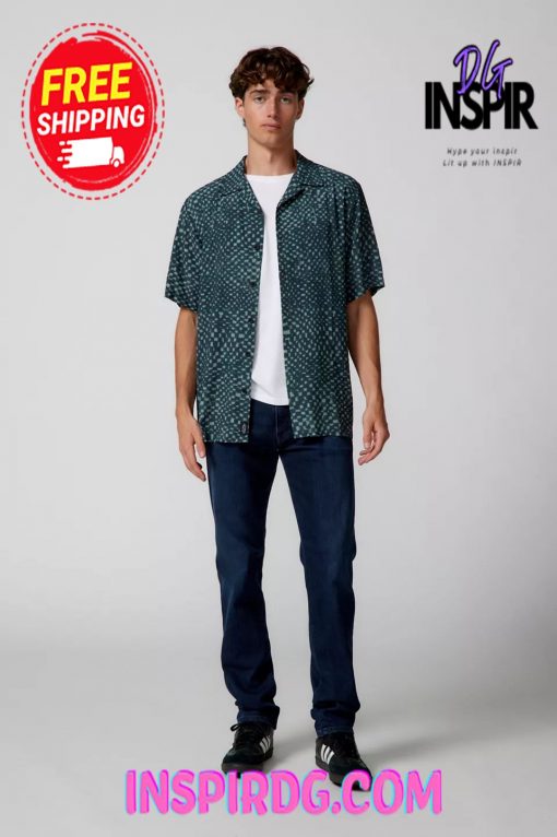 Urban Outfitters THRILLS Hypnosis Button-Down Shirt