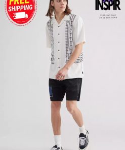 Urban Outfitters THRILLS In Order Disorder Bowling Shirt