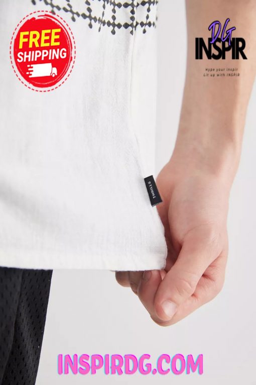 Urban Outfitters THRILLS In Order Disorder Bowling Shirt