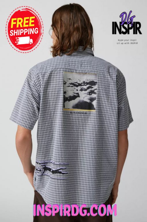 Urban Outfitters THRILLS Mind Power Button-Down Shirt